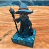 Tela Peça QU4DRI® Meeple — Mago Professor 01